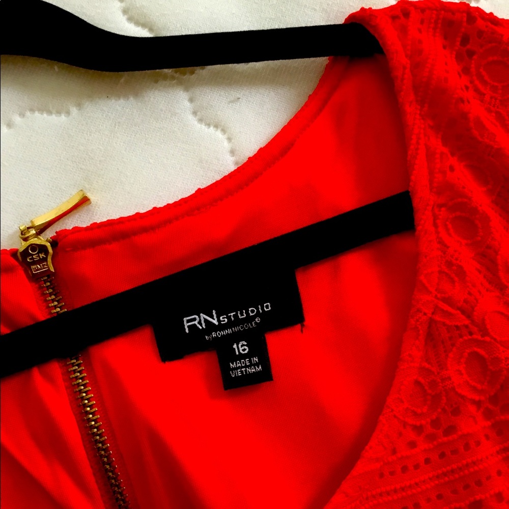 RNStudio Red Summer Dress size 16